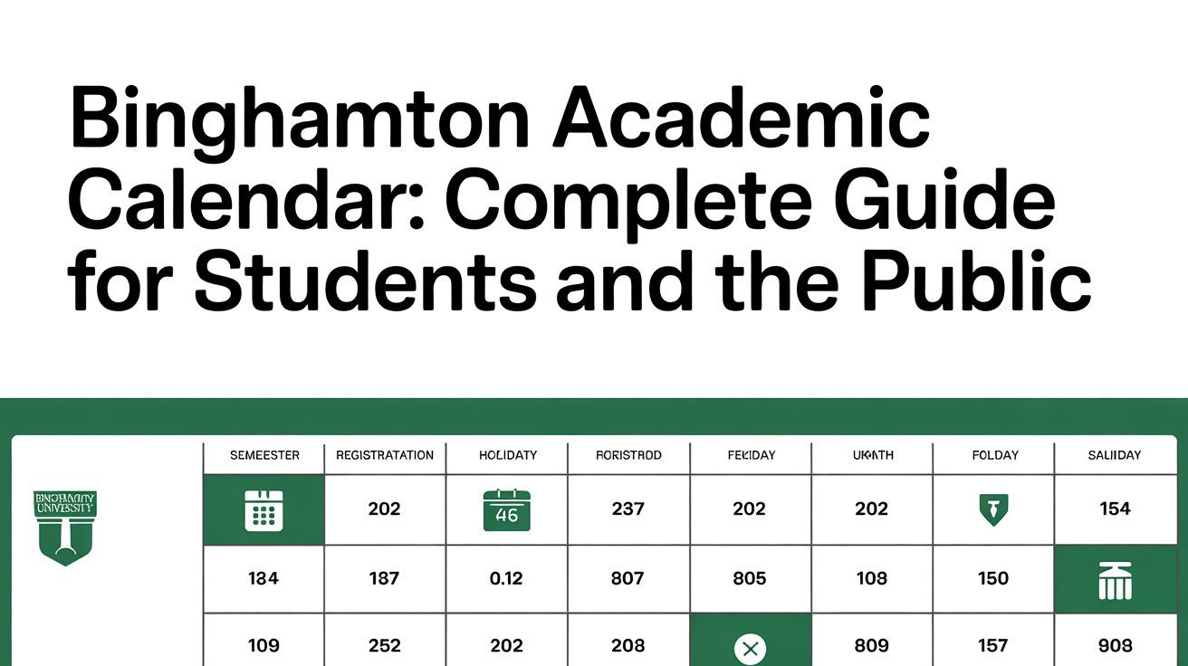 binghamton academic calendar