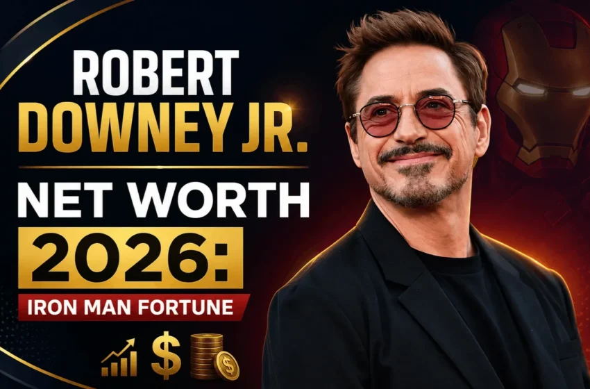 Robert Downey Jr Net Worth 2026 Iron Man Fortune