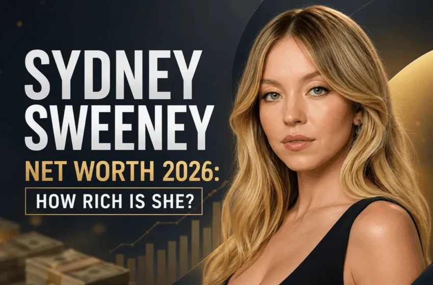 Sydney Sweeney smiling at event, representing Sydney Sweeney net worth 2026 estimate
