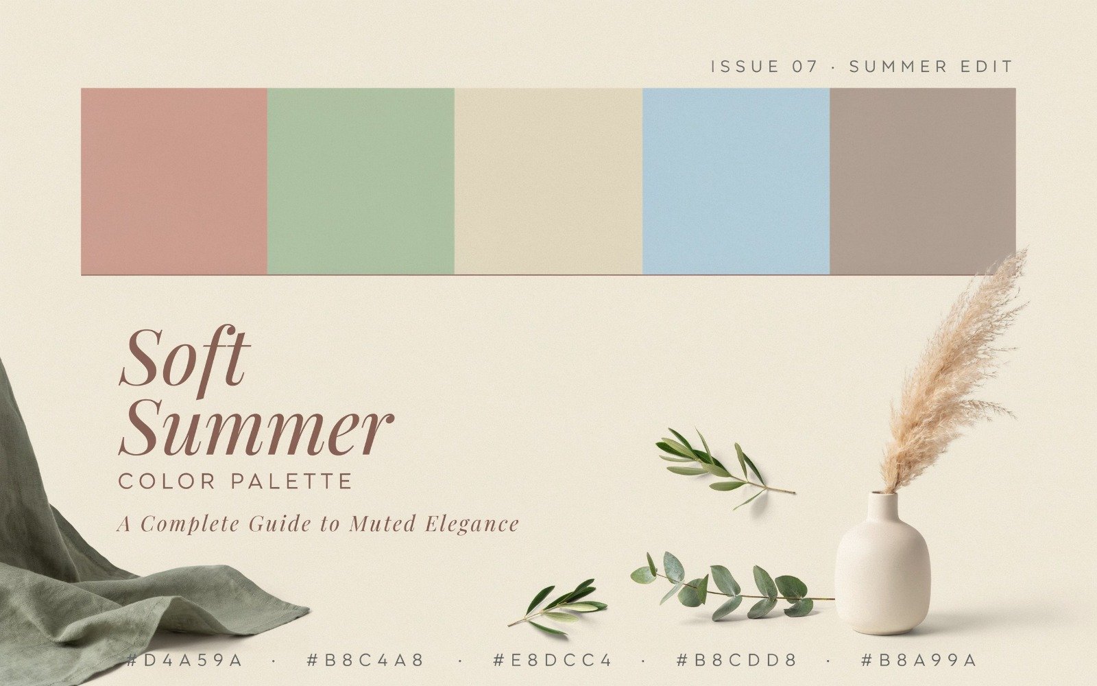 soft summer color palette
