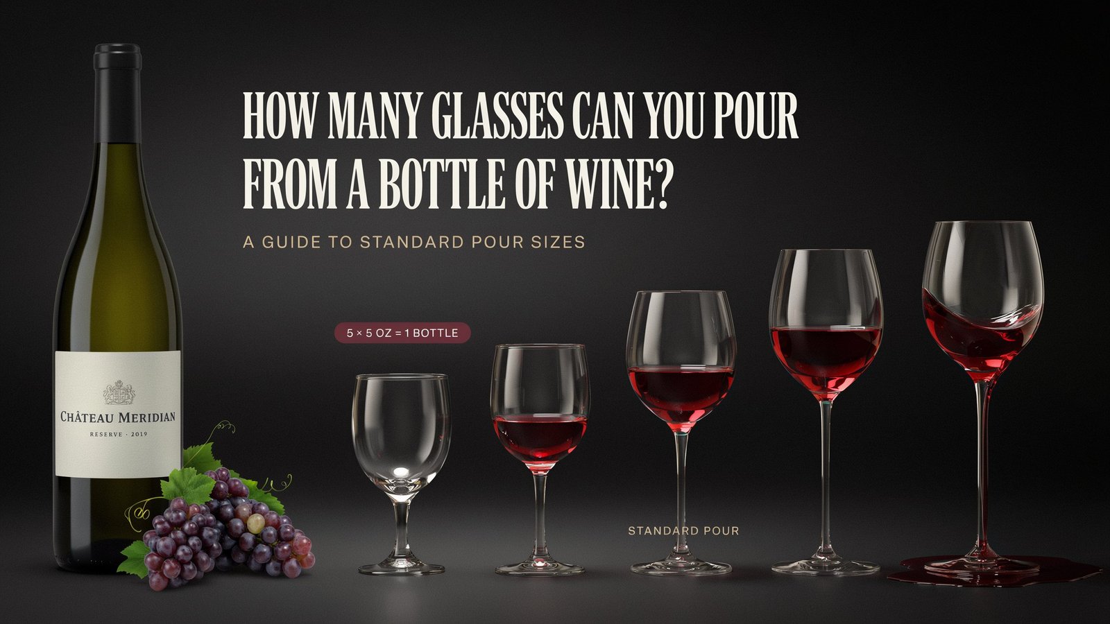 how many glasses of wine in a bottle